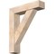 Ekena Millwork Traditional Block Smooth Bracket w/ Offset Brace, Douglas Fir, 7 1/2"W x 32"D x 38"H BKT0806X32X38TRA05SDF - alternate 1